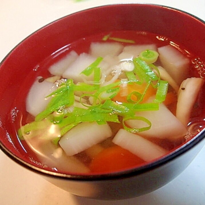 大根と人参としめじのお吸い物 レシピ 作り方 By ぷ みぃまま 楽天レシピ 大根と人参としめじのお吸い物 レシピ 作り方 By ぷ みぃまま 楽天レシピ